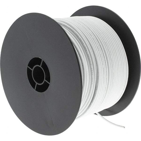 EastPenn - 16 AWG, 500' OAL, Hook Up Wire - White Polyethylene Jacket - Best Tool & Supply