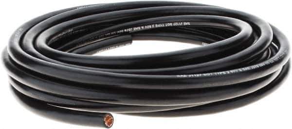 EastPenn - 1/0 Gauge Top Post Cable - Black, 25" Long - Best Tool & Supply