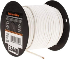 EastPenn - 14 AWG Automotive Plastic Insulated, Single Conductor Wire - 100' Long, White - Best Tool & Supply