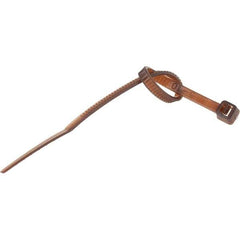 Value Collection - 4" Long Brown Nylon Standard Cable Tie - 18 Lb Tensile Strength, 21mm Max Bundle Diam - Best Tool & Supply