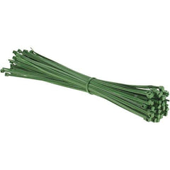 Value Collection - 15.2" Long Green Nylon Standard Cable Tie - 50 Lb Tensile Strength, 114mm Max Bundle Diam - Best Tool & Supply