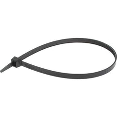 Value Collection - 14-1/2" Long Black Nylon Standard Cable Tie - 120 Lb Tensile Strength, 106mm Max Bundle Diam - Best Tool & Supply