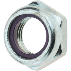Value Collection - 1/2-20 UNF Grade 2 Hex Jam Lock Nut with Nylon Insert - Best Tool & Supply