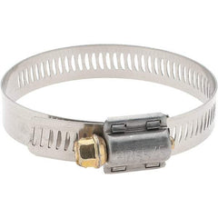 Made in USA - SAE Size 40, 2-1/16 to 3" Diam, Stainless Steel Worm Drive Clamp - Best Tool & Supply