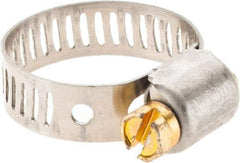 Made in USA - SAE Size 8, 1/2 to 29/32" Diam, Stainless Steel Worm Drive Clamp - Best Tool & Supply