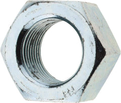 Value Collection - 3/4-16 UNF Steel Right Hand Hex Nut - 1-1/8" Across Flats, 0.6406" High, Zinc Clear Finish - Best Tool & Supply