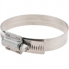 Made in USA - 2-3/4 to 3-5/8" Diam, Stainless Steel High Torque Worm Drive Clamp - Best Tool & Supply