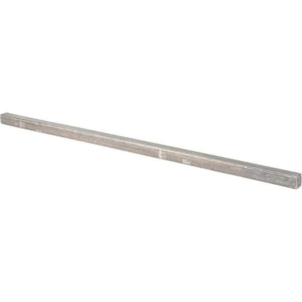 Value Collection - 12" Long x 3/8" High x 3/8" Wide, Plain Steel Oversized Key Stock - Cold Drawn Steel - Best Tool & Supply