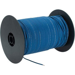 EastPenn - 18 AWG, 1,000' OAL, Hook Up Wire - Blue Polyethylene Jacket - Best Tool & Supply