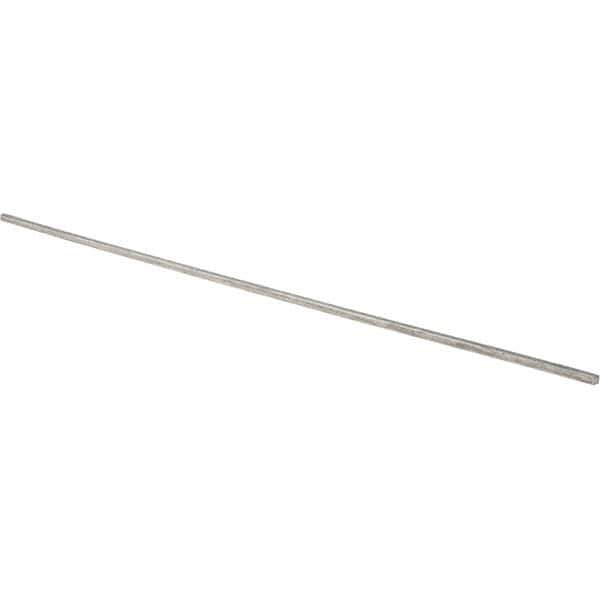 Value Collection - 12" Long x 1/8" High x 1/8" Wide, Plain Steel Undersized Key Stock - Cold Drawn Steel - Best Tool & Supply