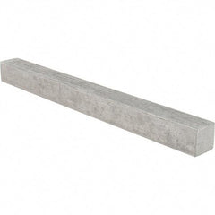 Value Collection - 12" Long x 1" High x 1" Wide, Plain Steel Undersized Key Stock - Cold Drawn Steel - Best Tool & Supply