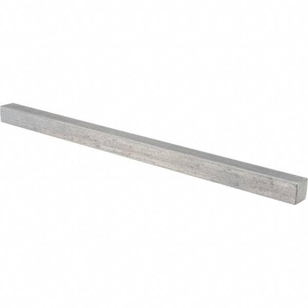 Value Collection - 12" Long x 5/8" High x 5/8" Wide, Plain Steel Undersized Key Stock - Cold Drawn Steel - Best Tool & Supply