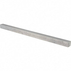 Value Collection - 12" Long x 5/8" High x 5/8" Wide, Plain Steel Undersized Key Stock - Cold Drawn Steel - Best Tool & Supply