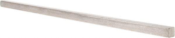 Value Collection - 12" Long x 3/8" High x 3/8" Wide, Plain Steel Undersized Key Stock - Cold Drawn Steel - Best Tool & Supply