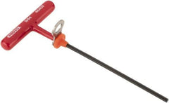 Proto - 9/64" Hex, Tethered T-Handle Cushion Grip, Hex Key - 6" OAL, Alloy Steel, Inch System of Measurement - Best Tool & Supply