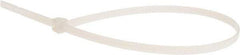 Value Collection - 11.4173" Long Natural (Color) Nylon Standard Cable Tie - 50 Lb Tensile Strength - Best Tool & Supply