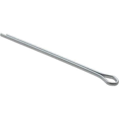 Bee Leitzke - 3/32" Diam x 2" Long Extended Prong Cotter Pin - Grade 2, Zinc-Plated, Steel - Best Tool & Supply