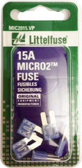 Littelfuse - 15 Amp, 32 VDC, Automotive Fuse - 9.1" Long, Blue, Littlefuse 327015 - Best Tool & Supply