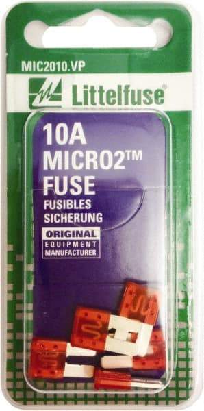 Littelfuse - 10 Amp, 32 VDC, Automotive Fuse - 9.1" Long, Red, Littlefuse 327010 - Best Tool & Supply