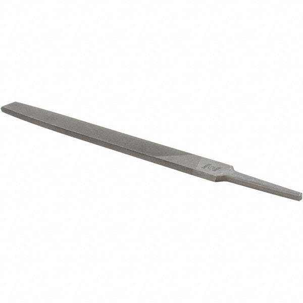 Value Collection - 8" Long, Smooth Cut, Flat American-Pattern File - Double Cut, 7/32" Overall Thickness - Best Tool & Supply