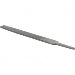 Value Collection - 8" Long, Smooth Cut, Flat American-Pattern File - Double Cut, 7/32" Overall Thickness - Best Tool & Supply