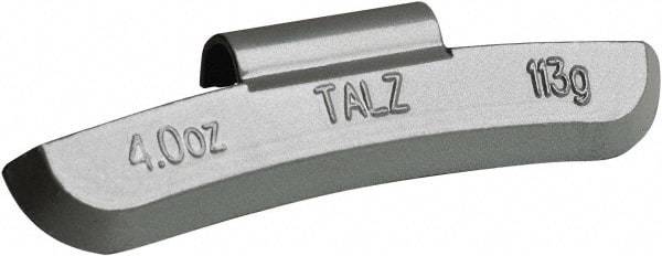 Value Collection - 4 oz TAL Wheel Weight - Zinc, For Use with Automotive & Light Trucks - Best Tool & Supply