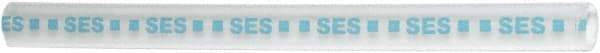 Value Collection - 6" Long, 4:1, Polyolefin Heat Shrink Electrical Tubing - Clear, Blue - Best Tool & Supply