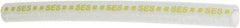 Value Collection - 6" Long, 4:1, Polyolefin Heat Shrink Electrical Tubing - Clear, Yellow - Best Tool & Supply