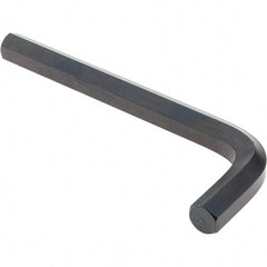 Value Collection - 7/16" Hex, Short Arm, Hex Key - 3-21/32" OAL, Alloy Steel - Best Tool & Supply