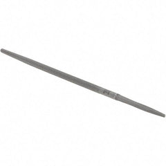 Value Collection - 6" Long, Smooth Cut, Round American-Pattern File - Double Cut - Best Tool & Supply