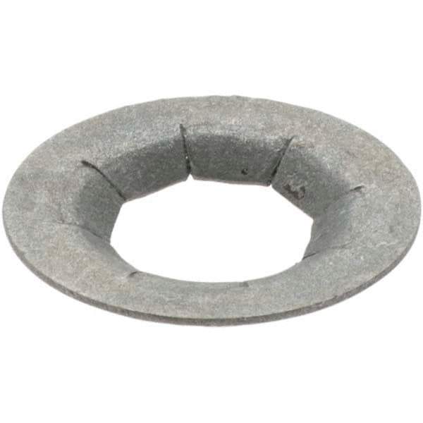 Value Collection - 5/8" OD, Spring Steel Push Nut - Zinc-Plated, 5/16" Shaft Diam - Best Tool & Supply