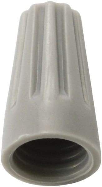 Value Collection - 1, 20 + & 1, 22 to 2, 16 AWG, Standard Twist on Wire Connector - Gray - Best Tool & Supply