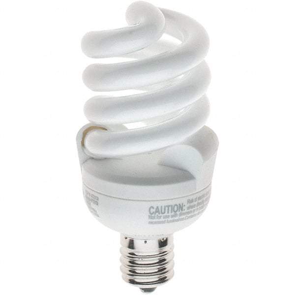 Value Collection - 13 Watt Fluorescent Intermediate Lamp - 2,700°K Color Temp, 825 Lumens, E17 - Best Tool & Supply