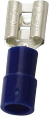 Value Collection - 16 to 14 AWG, PC, Partially Insulated, Female Wire Disconnect - 1/4" Wide Tab, Blue, cUL Listed, RoHS Compliant, UL Listed - Best Tool & Supply