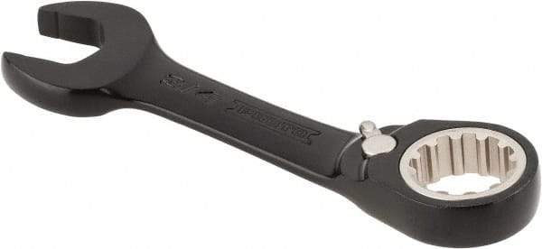 Proto - 3/4" 12 Point Offset Combination Wrench - 15° Offset Angle, 5-1/2" OAL, Steel, Black Chrome Finish - Best Tool & Supply