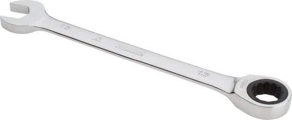 Proto - 16mm 12 Point Combination Wrench - 0° Offset Angle, 8-3/16" OAL, Steel, Chrome Finish - Best Tool & Supply