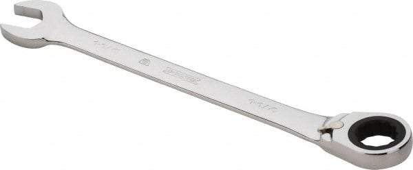 Proto - 1-1/4" 12 Point Combination Wrench - 0° Offset Angle, 16-3/4" OAL, Steel, Chrome Finish - Best Tool & Supply