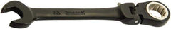 Proto - 5/16" 12 Point Flexhead Combination Wrench - 15° Offset Angle, 5" OAL, Steel, Black Chrome Finish - Best Tool & Supply