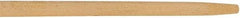 Rubbermaid - 60 x 1-1/8" Wood Handle for Push Brooms - Tapered Connection, Tan - Best Tool & Supply