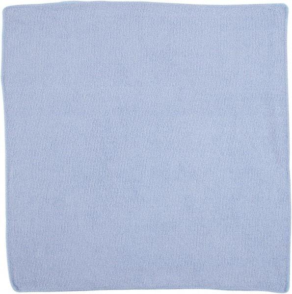 Rubbermaid - Dry Microfiber Wipes - 16" x 16" Sheet Size, Blue - Best Tool & Supply