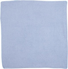 Rubbermaid - Dry Microfiber Wipes - 16" x 16" Sheet Size, Blue - Best Tool & Supply