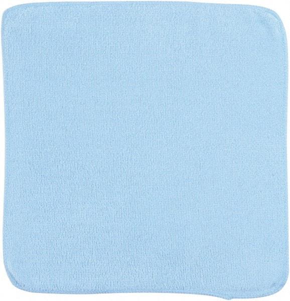 Rubbermaid - Dry Microfiber Wipes - 12" x 12" Sheet Size, Blue - Best Tool & Supply