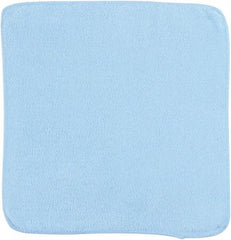 Rubbermaid - Dry Microfiber Wipes - 12" x 12" Sheet Size, Blue - Best Tool & Supply