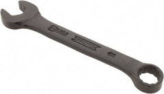 Proto - 8mm 12 Point Offset Combination Wrench - 15° Offset Angle, 3-1/2" OAL, Steel, Black Finish - Best Tool & Supply