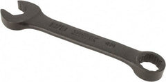 Proto - 3/8" 12 Point Offset Combination Wrench - 15° Offset Angle, 3-3/4" OAL, Steel, Black Finish - Best Tool & Supply