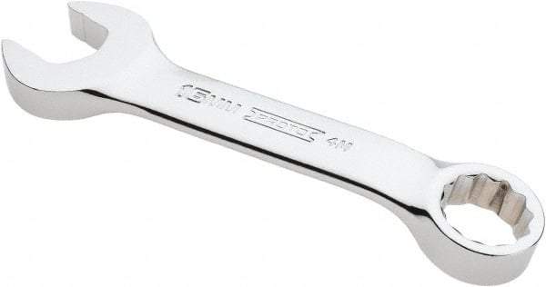 Proto - 16mm 12 Point Offset Combination Wrench - 15° Offset Angle, 4-7/8" OAL, Steel, Chrome Finish - Best Tool & Supply