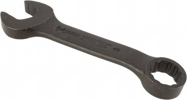 Proto - 14mm 12 Point Offset Combination Wrench - 15° Offset Angle, 4-1/2" OAL, Steel, Black Finish - Best Tool & Supply