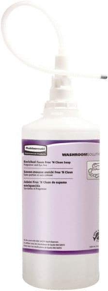 Rubbermaid - 1,600 mL Bottle Foam Soap - Clear, Fragrance Free Scent - Best Tool & Supply