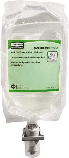 Rubbermaid - 1,100 mL Dispenser Refill Foam Soap - Clear, Fragrance Free Scent - Best Tool & Supply