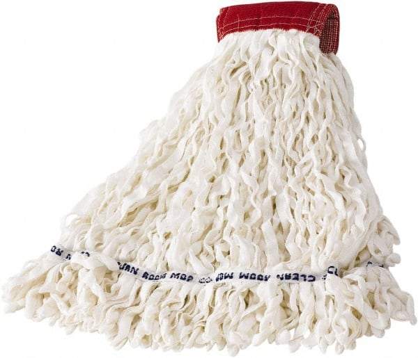 Rubbermaid - Red Head Band, Large Blended Fiber Loop End Mop Head - Use for Scrubbing/General Maintenance - Best Tool & Supply